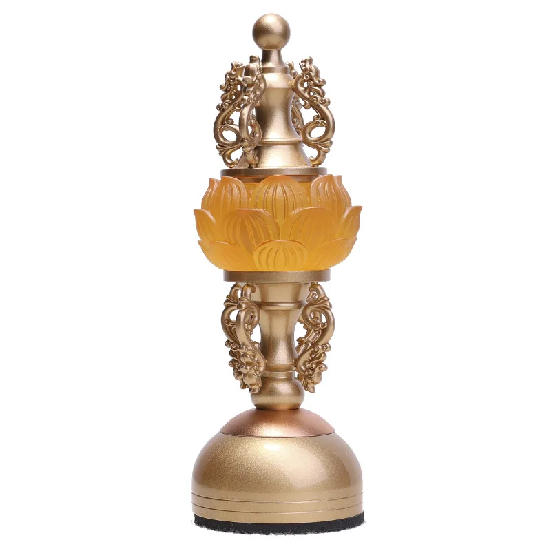 CX glazed Baolian lamp worship Buddha household ornament living room offering utensils