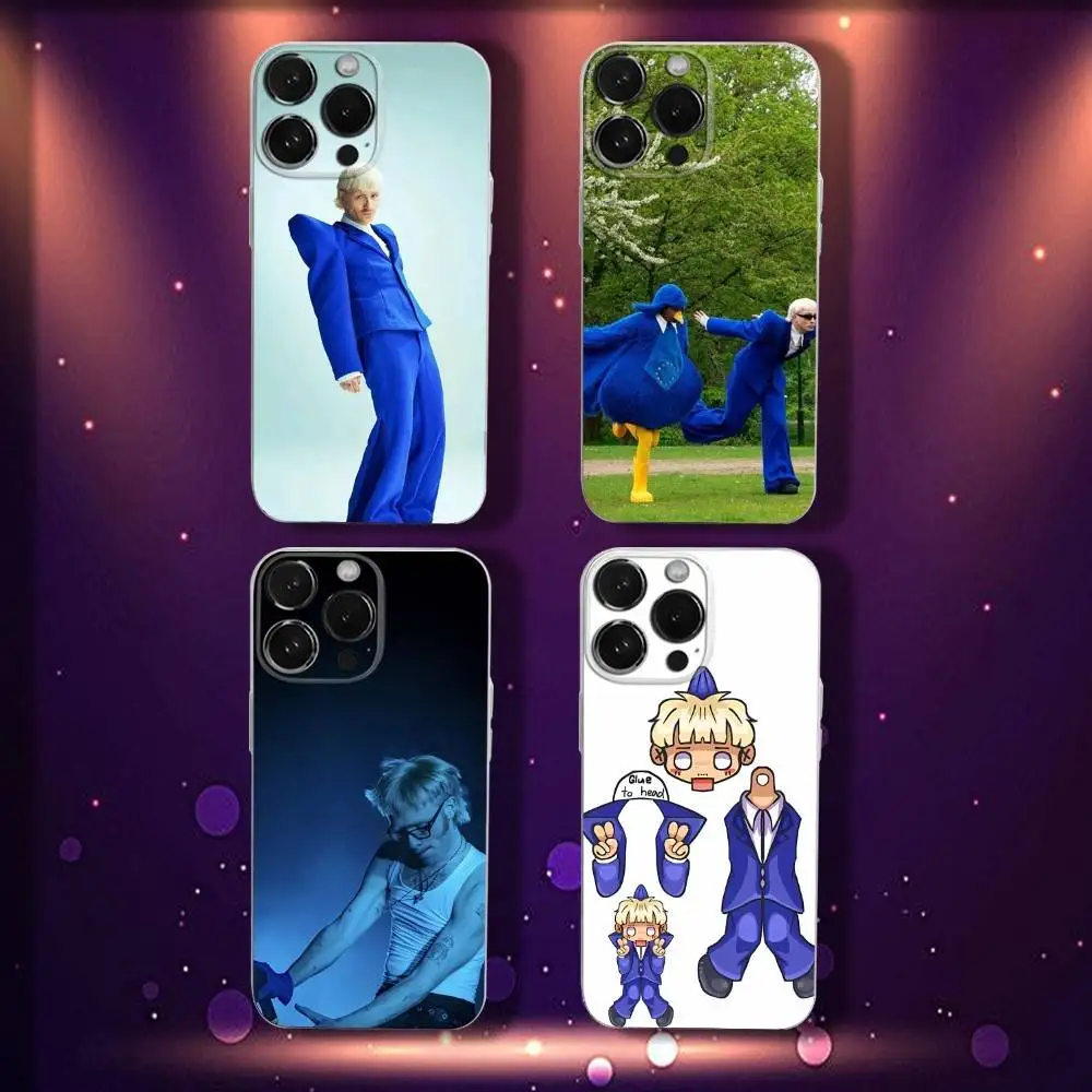 Custodia per telefono J-Joost Rapper Klein Singer per iPhone 17,16,15,14,13,12,11 Pro,Max,Plus,X,XS,XR,SE4,E Mini Cover morbida trasparente