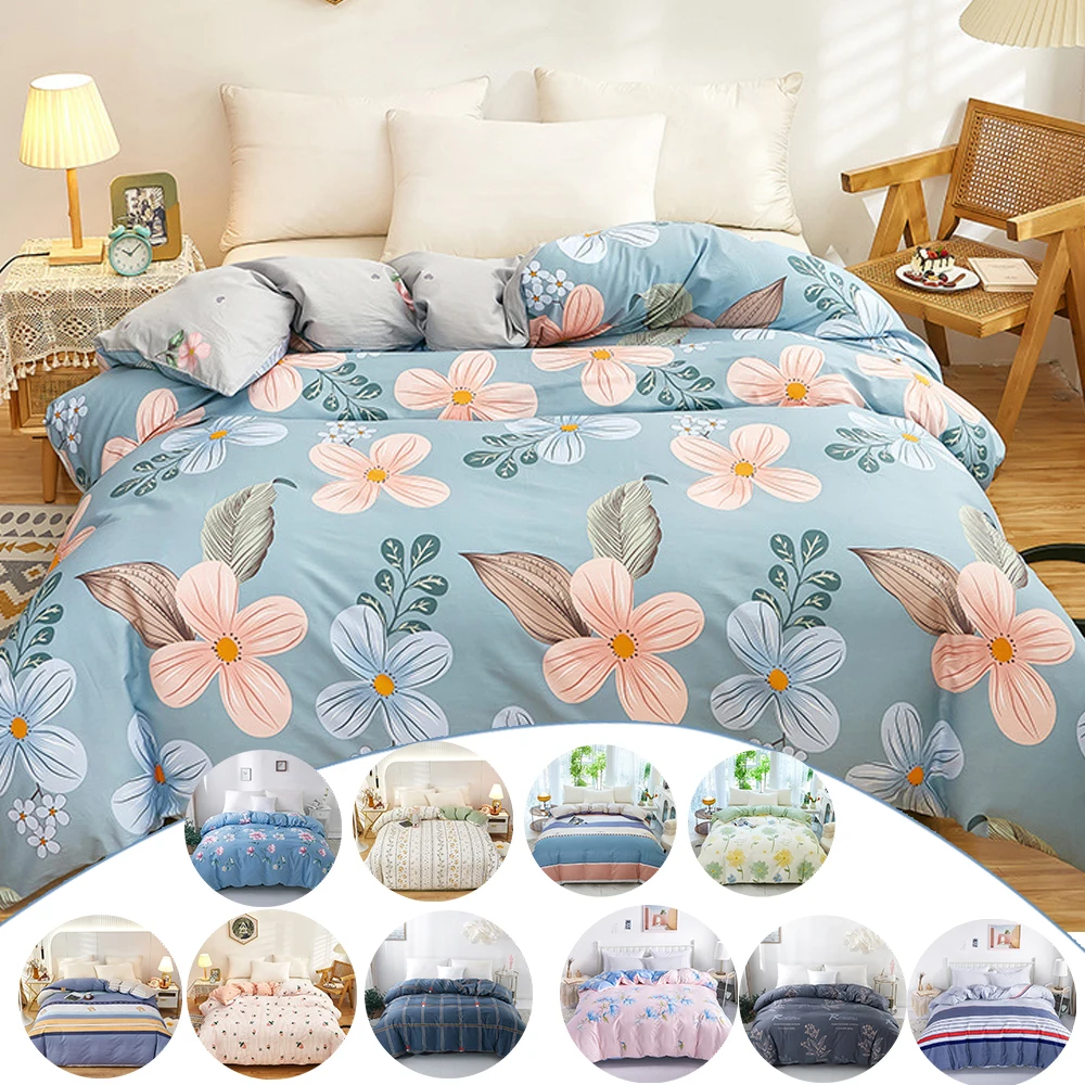 

1PC 100% Cotton Student Bedding Duvet Covers Comfortable Suitable Cotton Wadding Lightweight Fashionable Duvet Universal Bedding