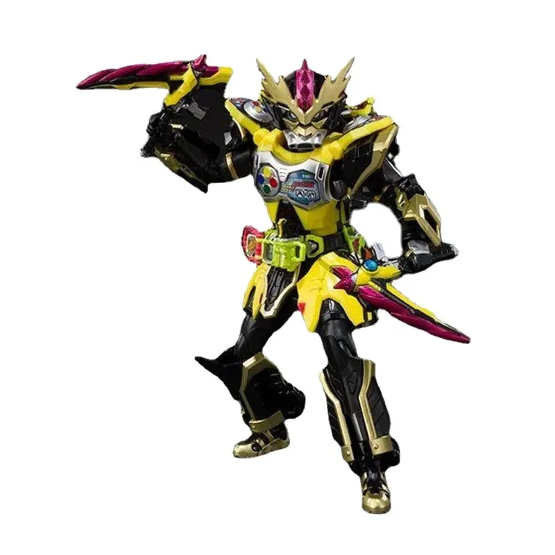 Bandai Genuine SHF Kamen Rider LAZER CHAMBARA BIKE GAMER LENER LEVERL3 Anime Action Figures Toys for Boys Girls Kids Gifts