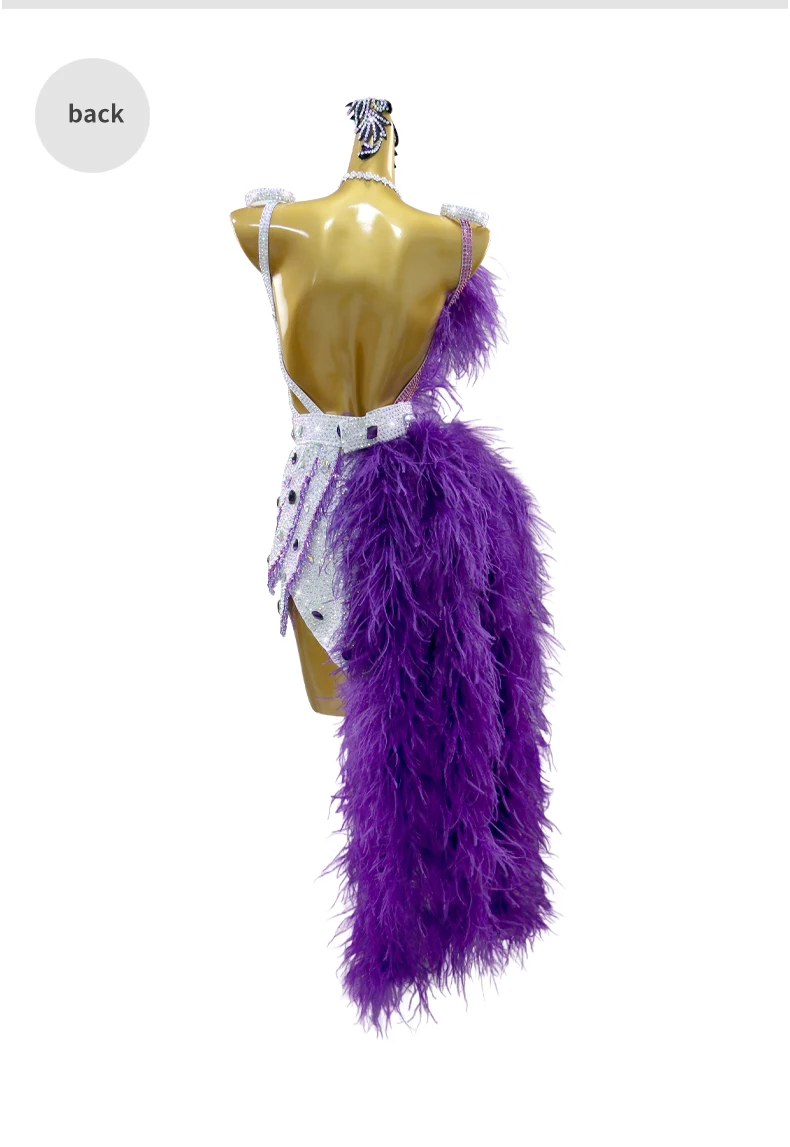 Mädchen Tanzsport-Kostüm Latein-Kleid 2026 Damen Amerikanische Tänze Ballsaal-Outfits Passende Kleidung für Frauen Eleganter Party-Anzug für Erwachsene – Detail 10
