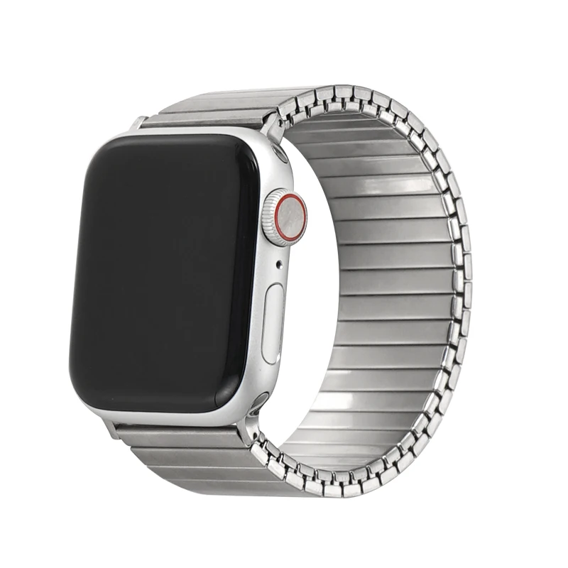 Ремешок из нержавеющей стали для Apple Watch, роскошный браслет для iWatch Series 6 5 4 3 Se 2 1, 45 мм 41 мм 44 мм 40 мм 42 мм 38 мм