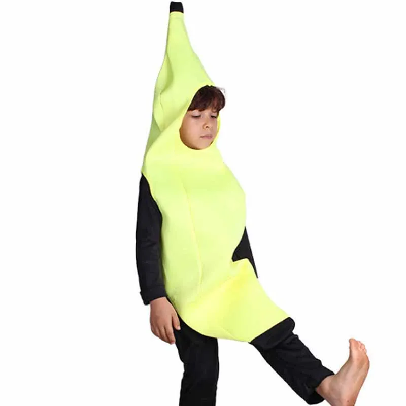 Fruit Vegetables Cosplay Costumes Kids Child Tomato Lemon Pineapple Apple Clothes Kids Boys Girls Halloween Performance Outfits