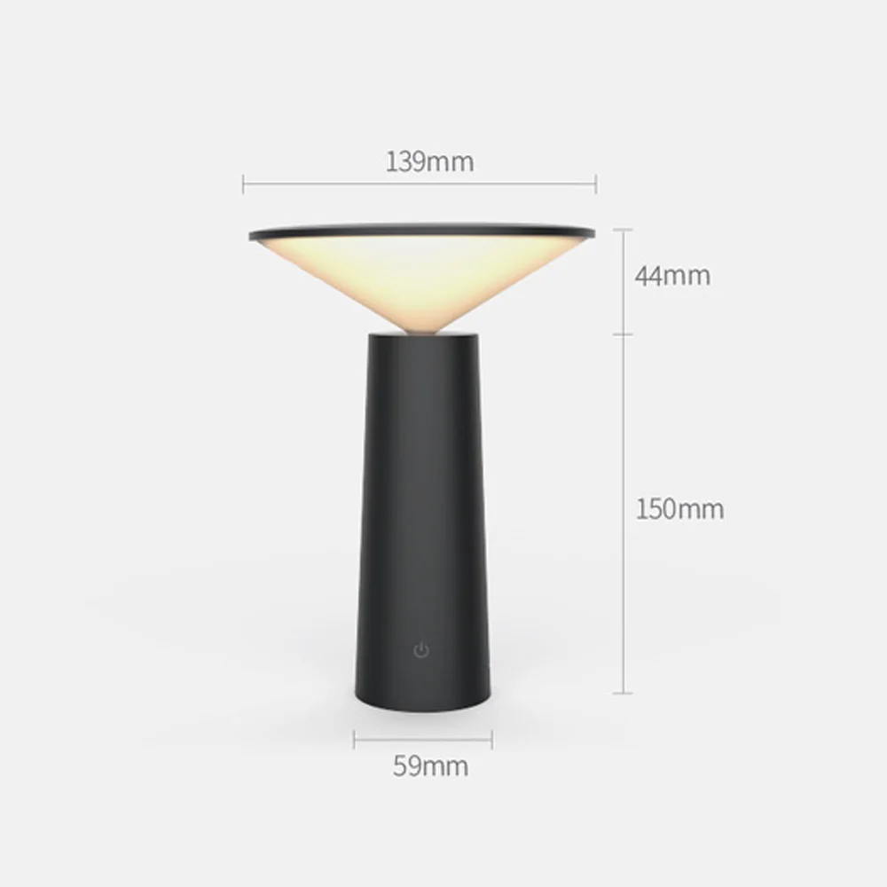 led night light Scandinavian minimalist ambient table lamp usb rechargeable creative decorative dining room bedside table lamps