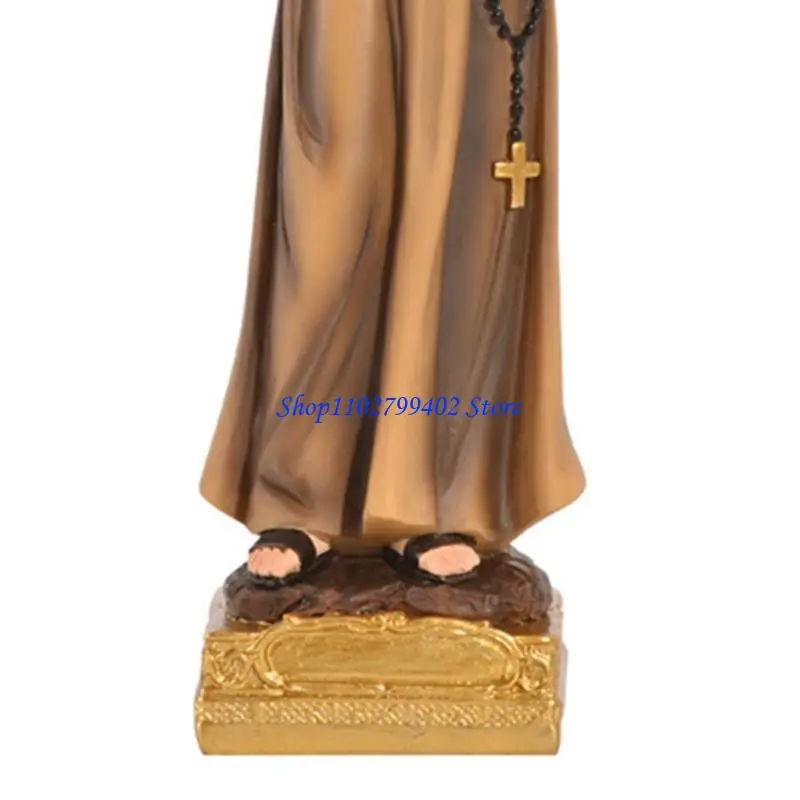 547F تمثال الابن المقدس النحت تمثال أنتوني المقدس التماثيل القابلة للجمع تمثال أنتوني المقدس الطفل يسوع ديكور المنزل لهجات