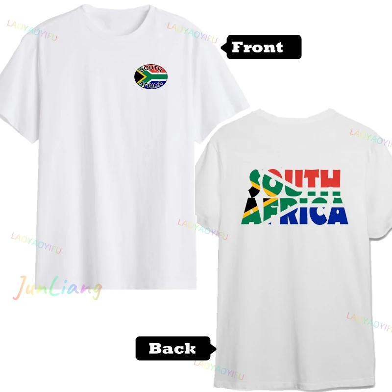 South African Flag Men's Clothing Harajuku Y2k Clothes Original Mens T-shirts Goth Shirt T-shirt Sweatshirts Graphic Tee