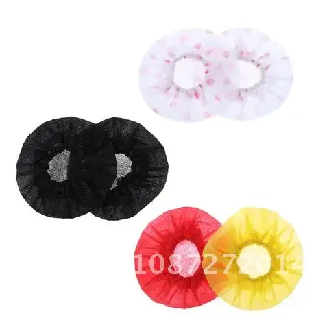 Disposable Non-woven 50 Pair Microphone Cover Removal Windscreen Protective Mic Cap Pad for KTV Karaoke Supplies