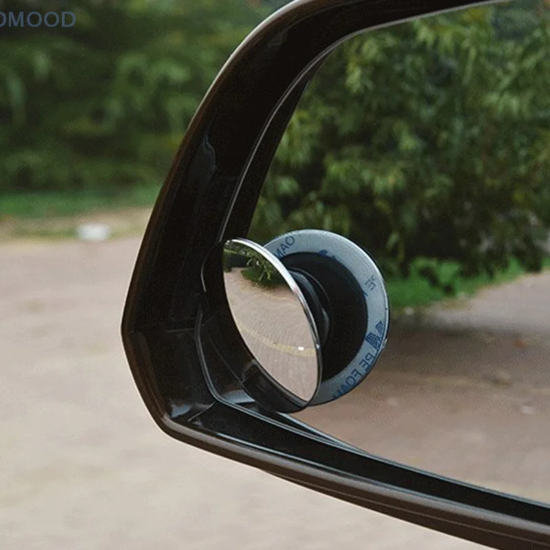 Car 360 Degree Adjustable HD Rearview Convex Mirror For Car Reverse Wide Angle Vehicle Blind Spot Mirror