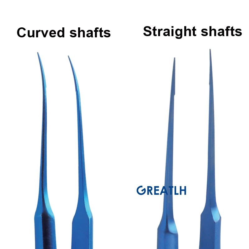 Pince à Épiler en Alliage de Titane, Trois Types