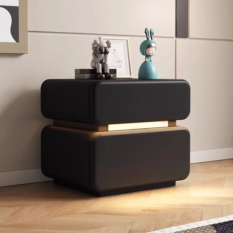 

Storage Simple Nightstand Drawer Aesthetic Trendy Italian Bedside Table Luxury Modern Mesitas De Noche Bedroom Furniture