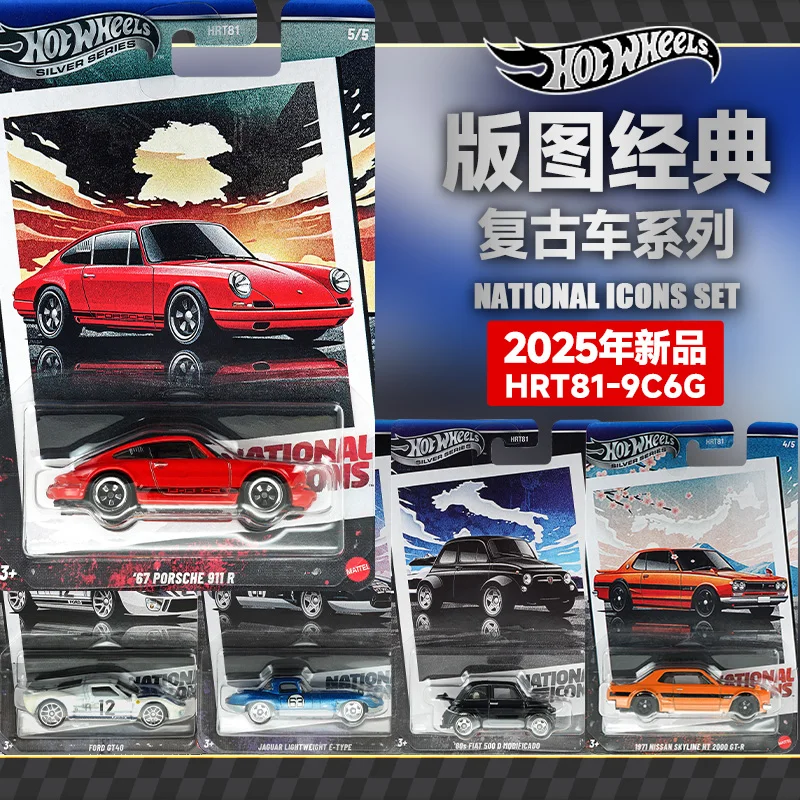 

Hot Wheels FORD GT-40 911R 2000 GT-R металлические литые игрушки модели автомобилей игрушки для мальчиков коллекция моделей автомобиля 2025 1/64 HRT81
