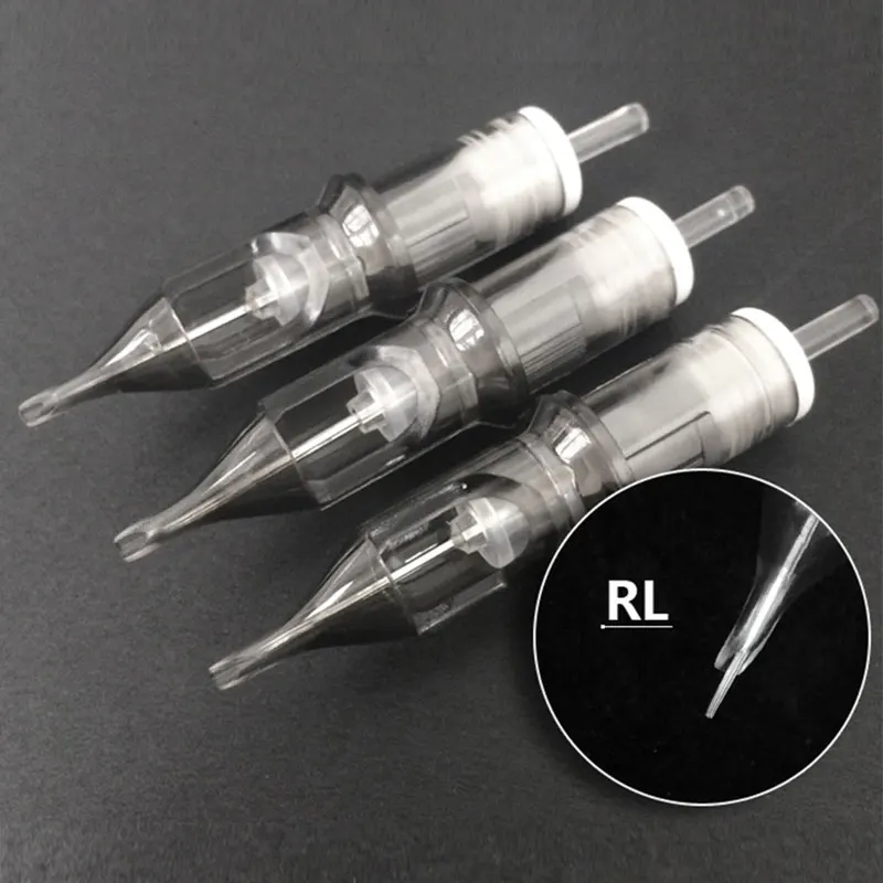 

10PCs Disposable Tattoo Cartridge Needles Tattoo Eyebrow Body Makeup 1RL/3RL/5RL/7RL/9RL Tattoo Needles For Tattoo Machine