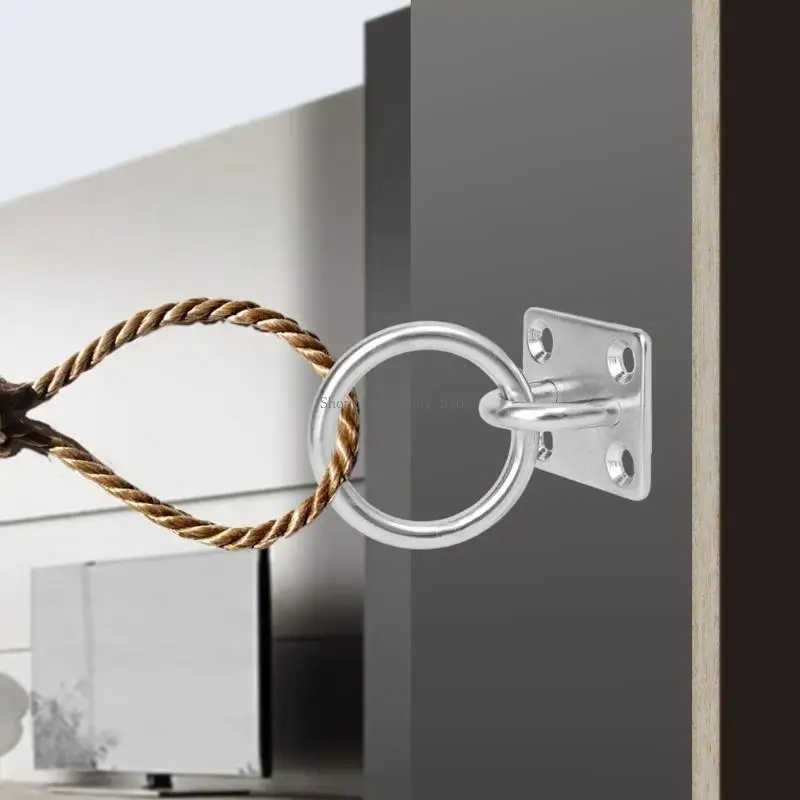 Heavy Gauges Metal Mounting Brackets with Rings for Ceiling Plant Hammock Hanging