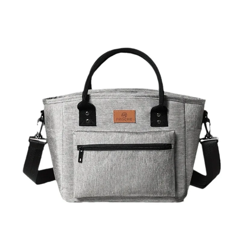 Portable insulated bag for office workers to pack lunch lunch box bag with rice portable lunch box bag picnic waterproof ice bag