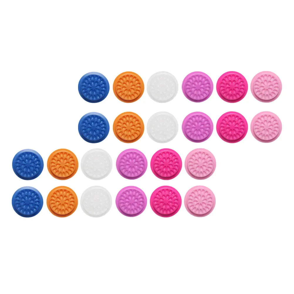 60 pçs flor cola disco cílios titular adesivo palete lash extensão ferramenta bandeja de cola para cílios postiços maquiagem fornecimento