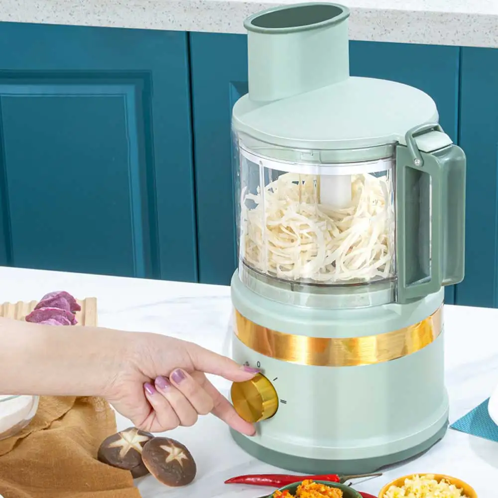 Multifunctional cooking machine, household electric meat grinder, shredding and slicing machine, stir vegetables and garlic