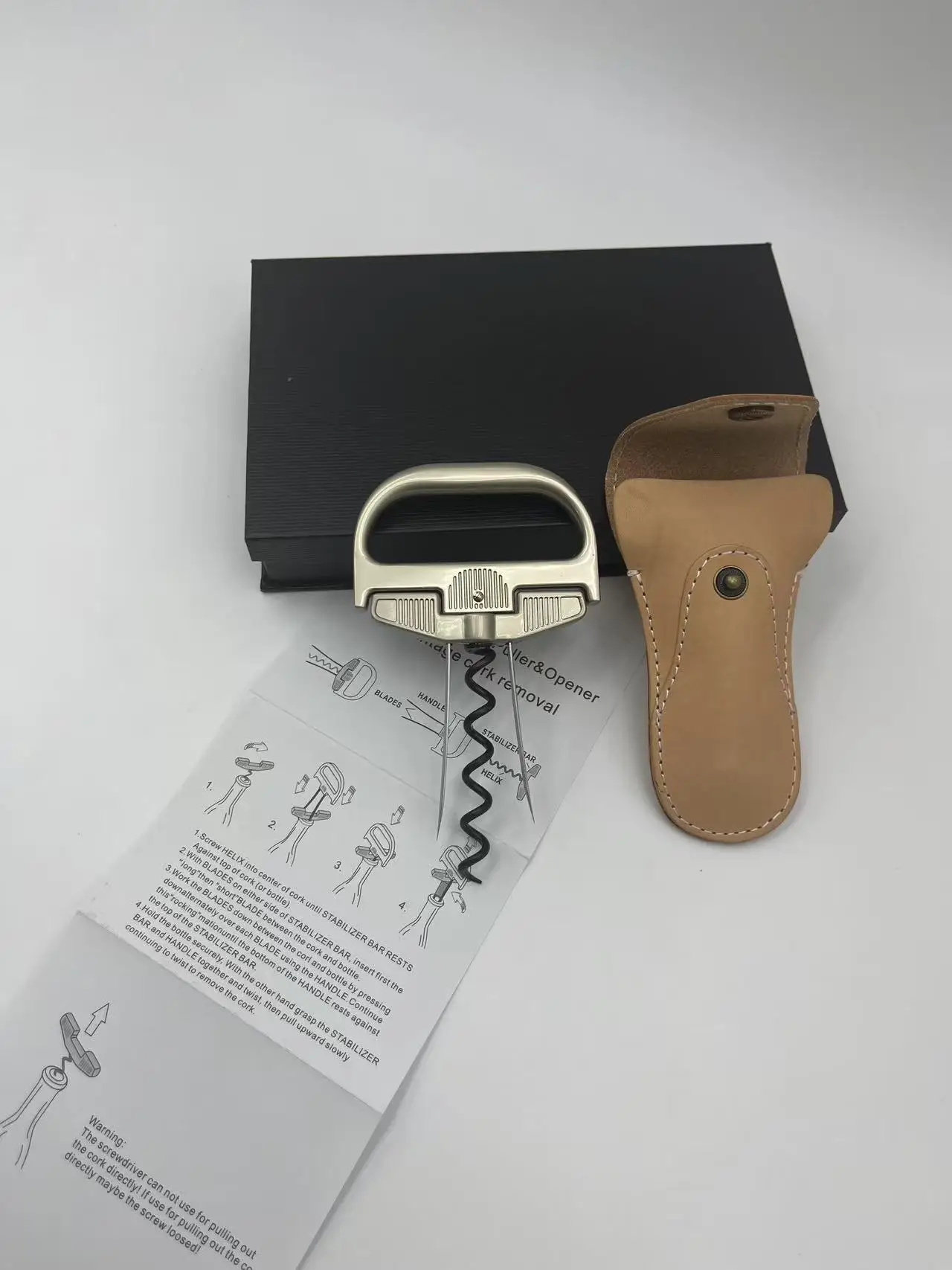 

Miracle Tool! Ah-So Wine Cork Extractor: Effortlessly Open Vintage Bottles & Remove Corks