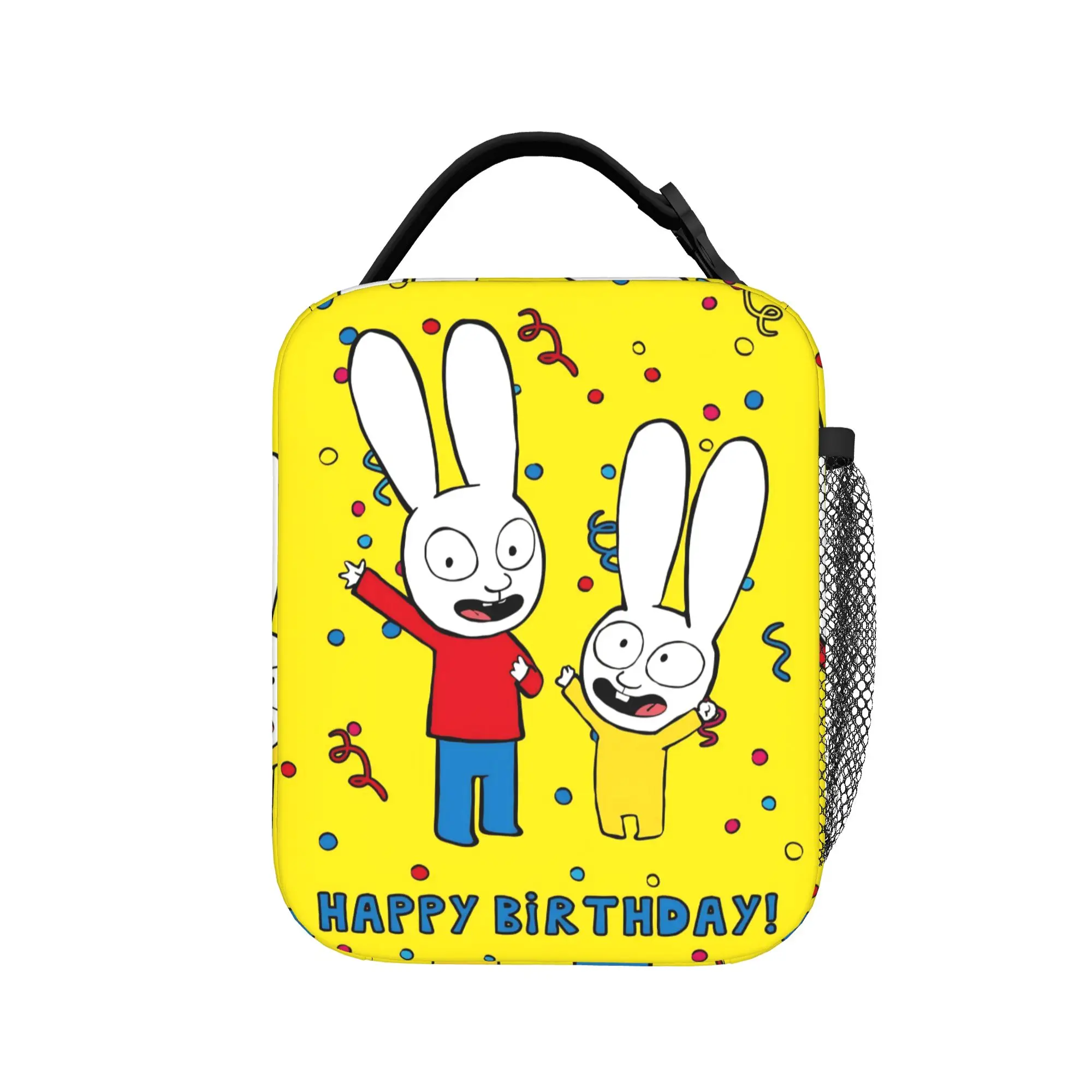 Simon Super Rabbit Product Insulated Lunch Tote Bag For Outdoor  Food Box Portable Thermal Cooler Lunch Boxes
