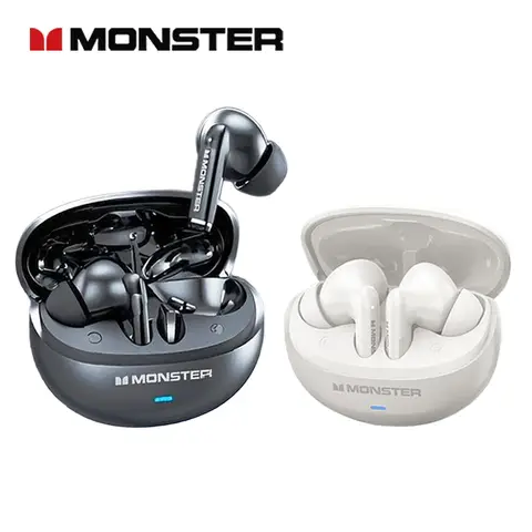 3/5/10pcs Monster MQT39 Earphones Wireless Bluetooth 6.0 Earbuds TWS HIFI Stereo Noise Reduction Headset Gamer Sports Headphones