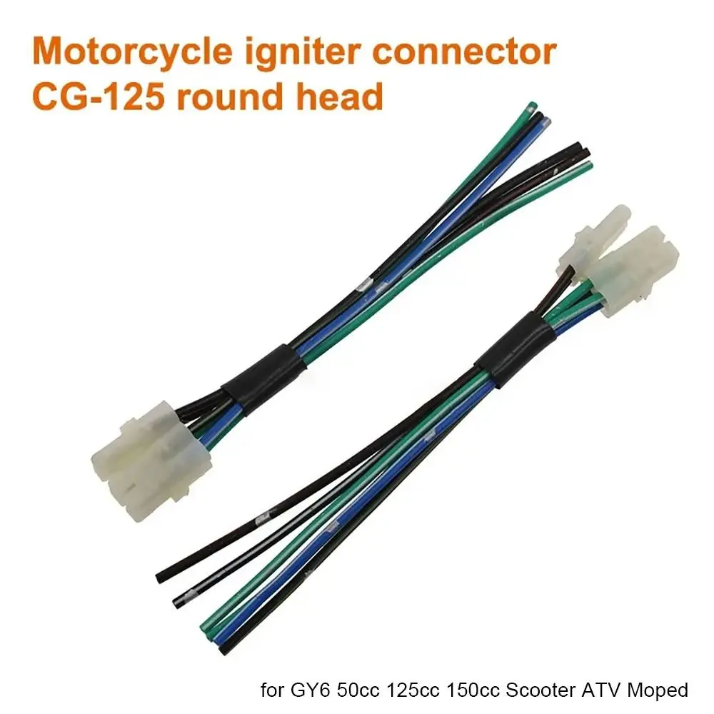 1/2/4 Stück CG-125 Rundkopf Motorrad Zündspule Stecker CDI Elektrisches Kabel Kabelbaum Stecker 4-polig