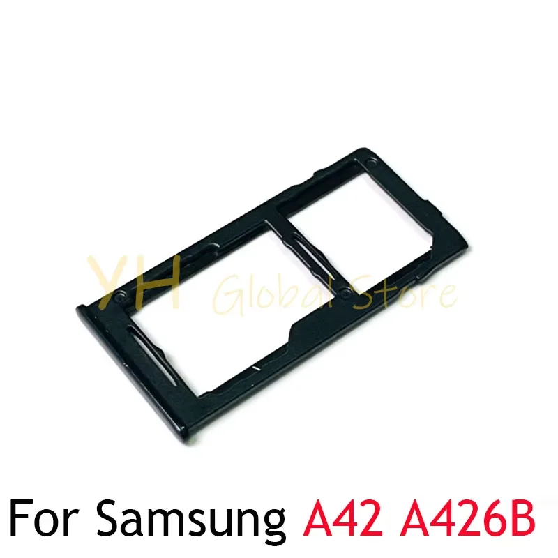 5PCS For Samsung Galaxy A12 A12S A22 A32 A42 A52 A72 4G 5G Sim Card Board Micro SD Card Reader Adapters Repair Parts