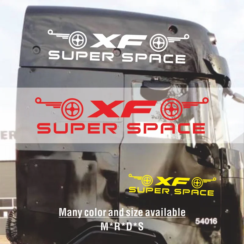 

Наклейка на грузовик для DAF XF Super Space, наклейка на кузов daf любого цвета