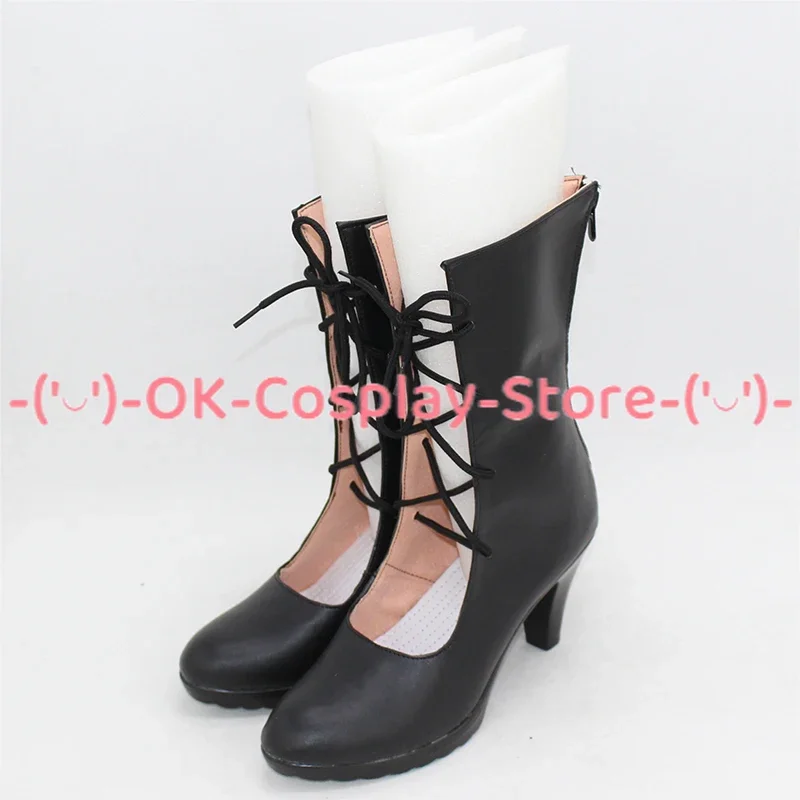 Anime Rozen Maiden Suigintou Mercury Lamp Cosplay Shoes Halloween Carnival Boots PU Leather Shoes Cosplay Props Custom Made