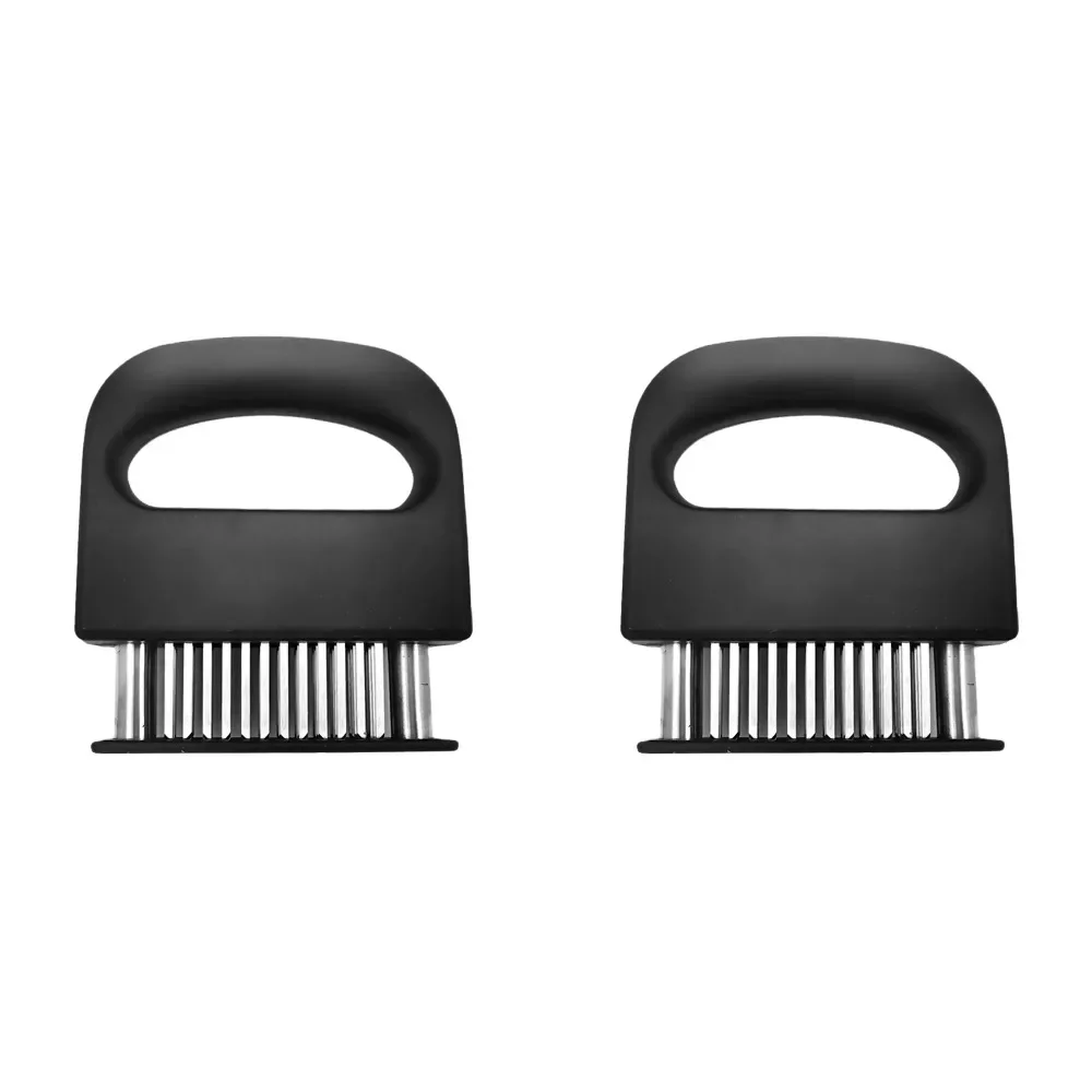HTMCK 48-Needle Meat Tenderizer Stainless Steel Ultra Sharp Blades Kitchen Cooking Tool for Beef Pork Turkey Fish