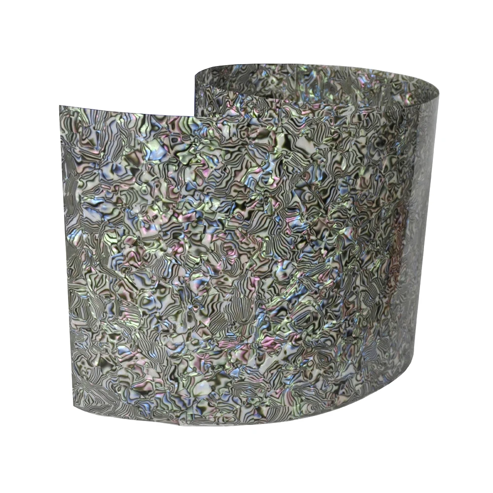 

10" x 60'' Abalone Seashell Celluloid Sheet Drum Wrap Musical Instrument Deco Sheet
