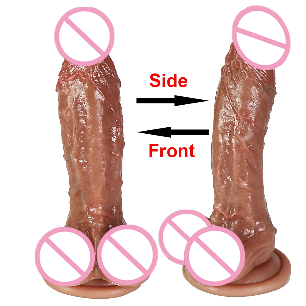 Super Realistic Silicone Dildo Soft Skin Penis Moderate Dick Sex Toys For Women Strapon Vaginal Anal Sexual Stimulation Products