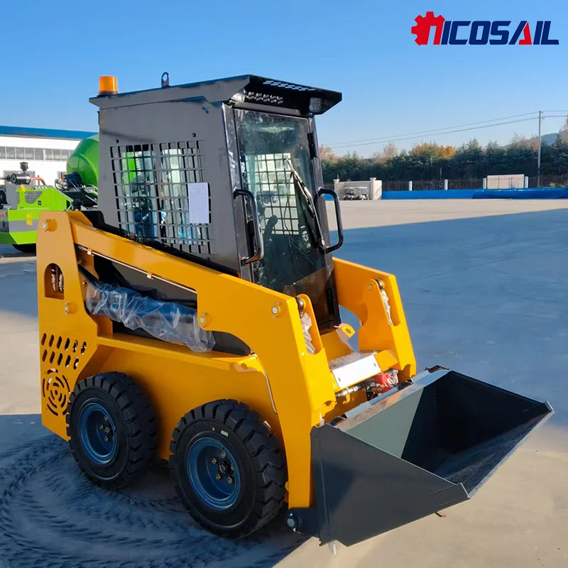 

380kg Operating Load Skid Steer Loader JC25 for School Playground Renovation & Sports Field Construction