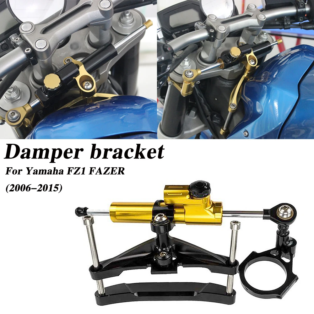 

Steering Damper Motorcycle Bracket Stabilizer Linear Dampers Mount Support For Yamaha FZ1 FAZER 2006-2015 2014 2013 2012 2011