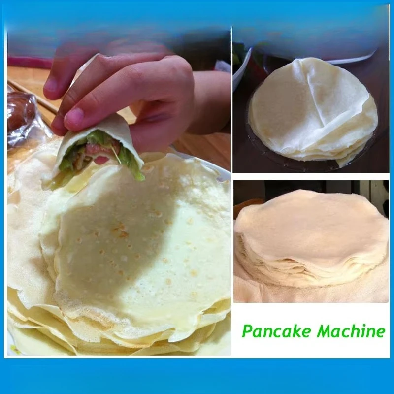 Ruiya RY-200 Electric Pancake Machine Automatic Flipping 1.5kW Power 250mm Single-Serving Griddle Plate 150-250C Temperature view 2