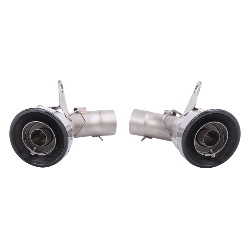 Slip On For DUCATI HYPERMOTARD 950 / 950 SP 2019 - 2025 Motorcycle Exhaust System Link Pipe For Ducati Hypermotard 950 Muffler