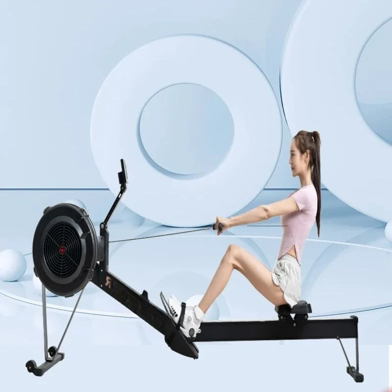 Wind resistance rowing machine Foldable wind resistance rowing machine for household rowing machine training