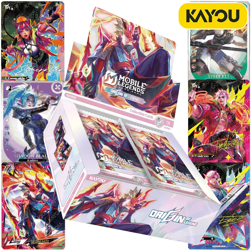 

KAYOU Original Mobile Legends Bang Bang Cards MLBB Child's Collection Gift Classic Game English Language Version Character Card