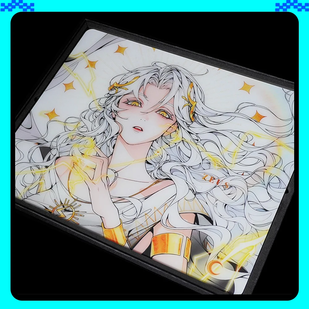 

OLYMPLEX ZEUS GLASS Mousepad FPS Durable Smoothness Gaming Glass Mouse Pad Skidproof For APEX CSGO Valorant Pc Accessories Gifts