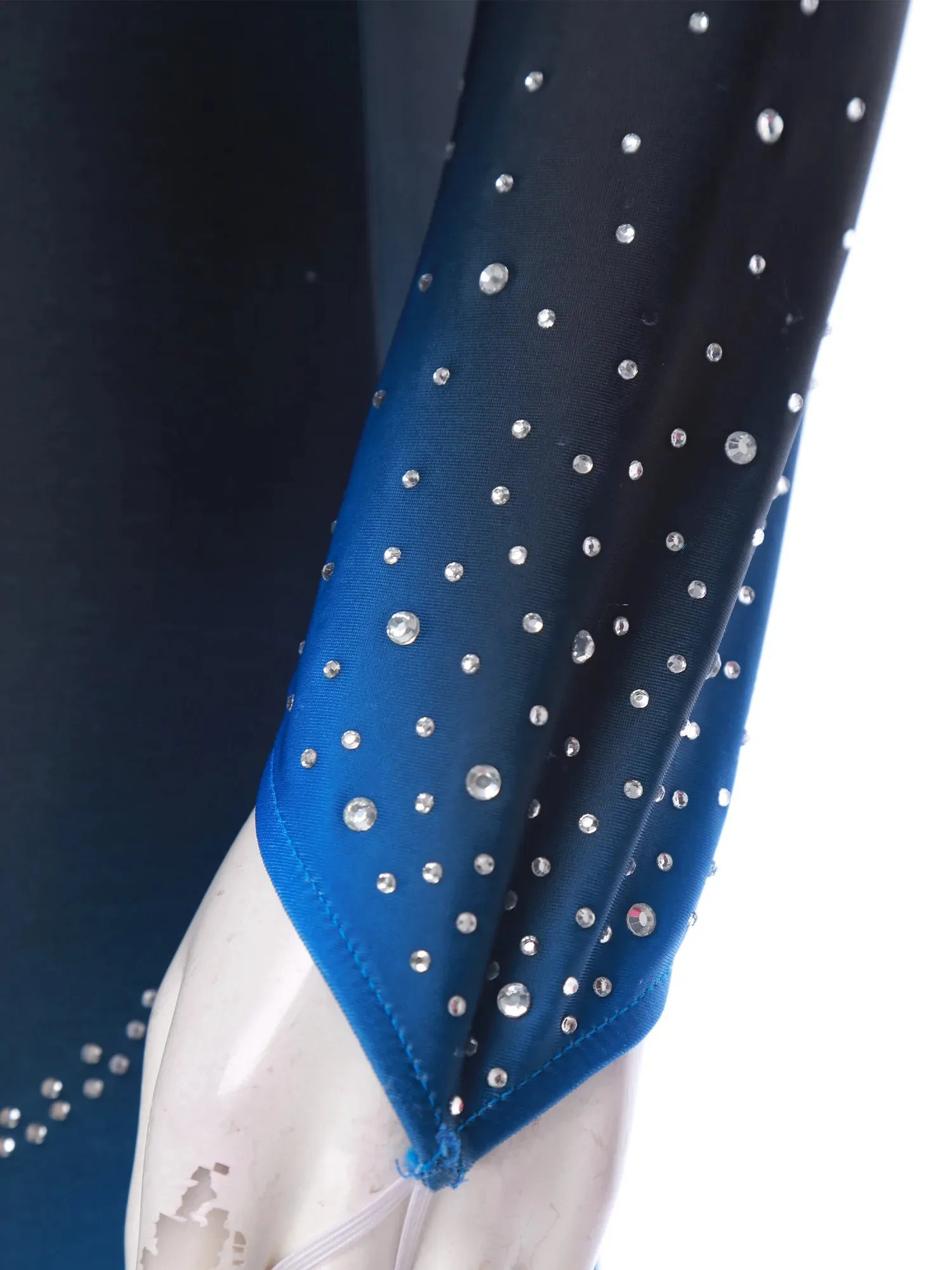 

Kids Girls Jazz Disco Dance Outfit Shiny Sequins Short Sleeve Mesh Patchwork Crop Tops+Bell Bottom Pants 2Pcs Modern Dancewear