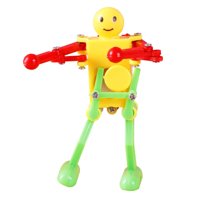 Clockwork Wind Up Dancing Robot Toy for Baby Kid Developmental Gift Puzzle Wind Up Toy Fidget Toy for Child Family Gathering Toy