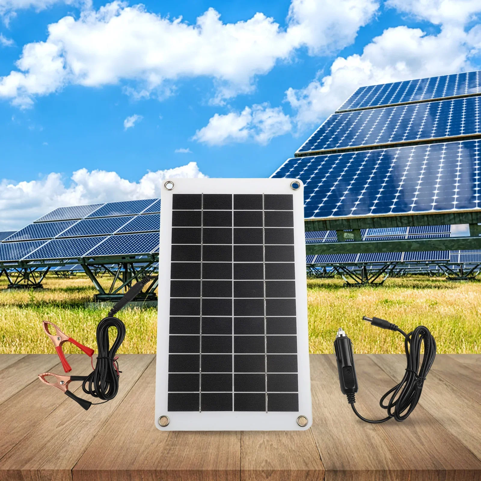 

Efficient 30W 12V Solar Panel Charger for Tractors and Motorcycles Waterproof Design with Leakage Prevention Feature