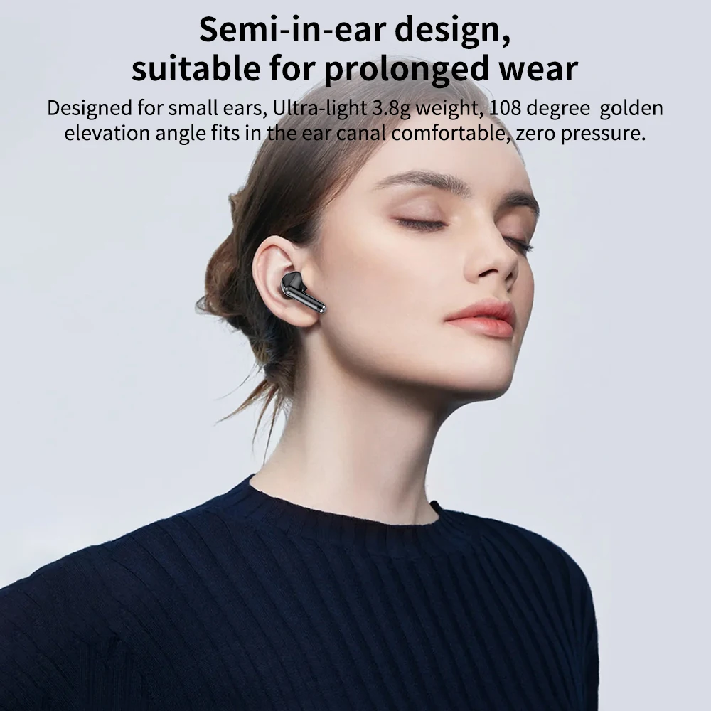 Mpow S65 True Wireless Earbuds - Bluetooth 5.3 Headphones with 30H Playback SBC Low-Latency Gaming Mode in-Ear Earbuds for Phone