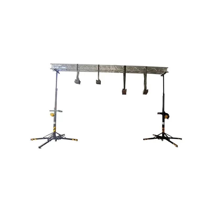 Movable Truss Lift Tower LED Screen Crank Stand Heavy Truss Crank Stand with High Strength Wheel