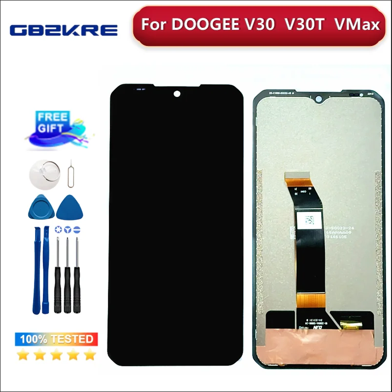 

6.58 Inch Original For DOOGEE V30 V30T V Max V 30 LCD V30 t Display and Touch Screen Digitizer Assembly Replacement Display lcd