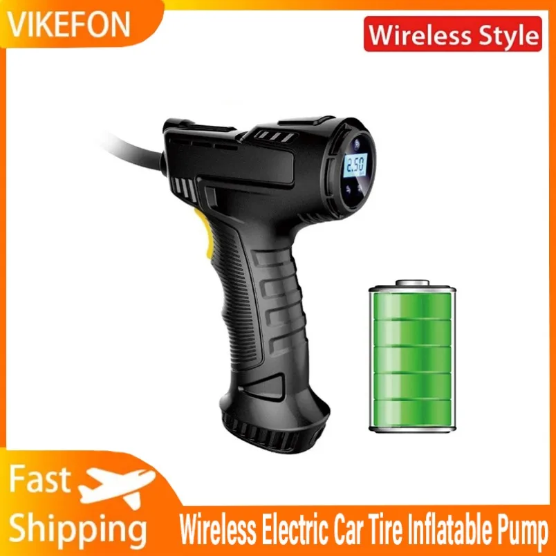 

Wireless Handheld Inflation Car Tyre Pump Air Compressor Car Electric Air Pump Mini Portable Air Pump For Car Tires