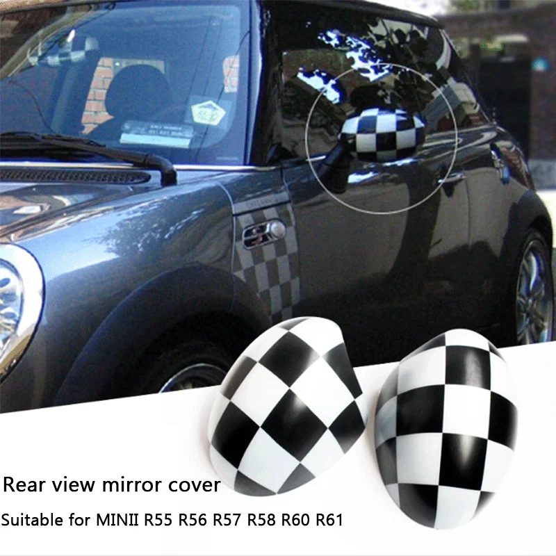 

For Mini Countryman Cooper S Clubman Paceman R55 R56 R57 R58 R59 R60 R61 The Black Flag Rear View Mirror Exterior Accessories