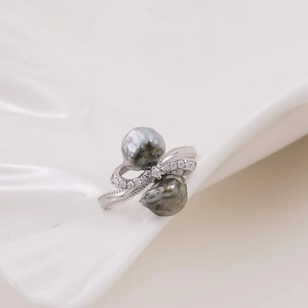 

Основы для регулируемых колец из стерлингового серебра S925, компоненты для ювелирных изделий, для жемчуга 5-6 мм, 3 шт./лот