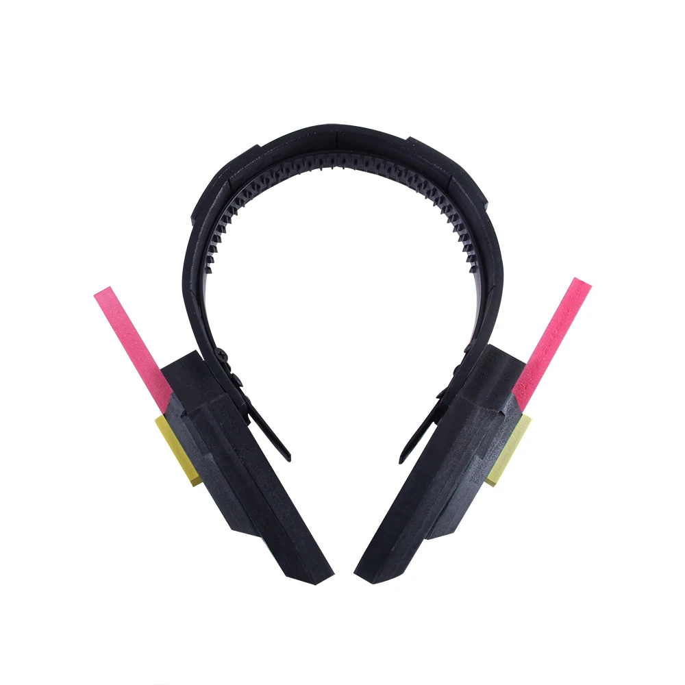 Sydanne juego Overwatch D.Va auriculares Hana Song Dva, accesorios de auriculares de madera, accesorios de Cosplay, juguete para fiesta de Halloween y Navidad