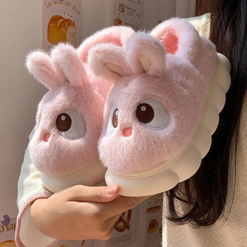 لطيف الكرتون نعال من القطن للنساء داخلي الشتاء المنزل استخدام لينة أسفل أفخم زوجين عنبر النعال الرجال شتاء دافئ