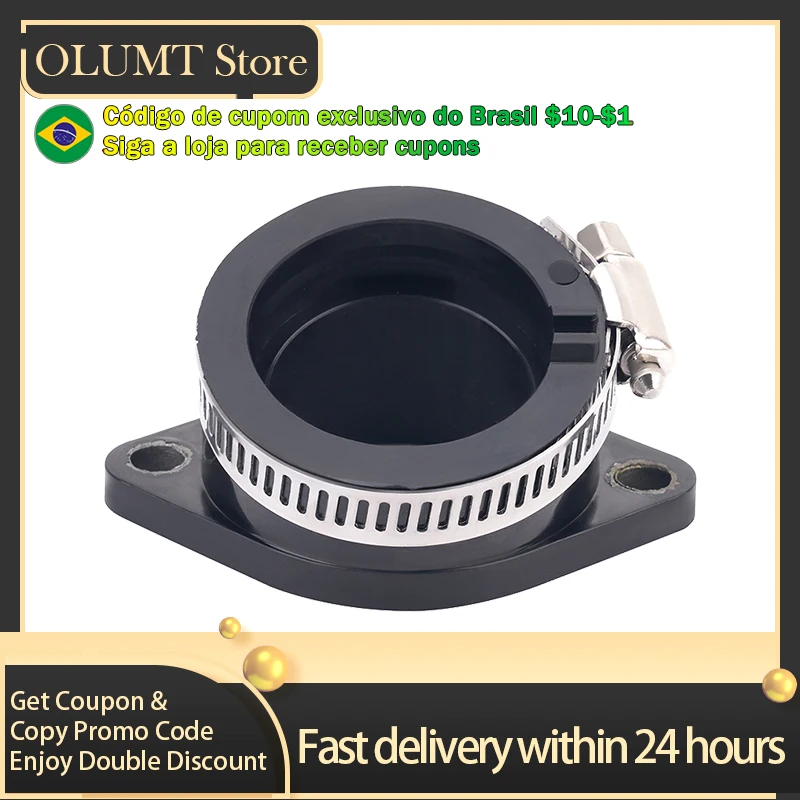 Coletor de saída de admissão de interface de carburador para Kawasaki Bayou Lakota Prairie 300 KLF300B KEF300A KVF300A 16065-1355