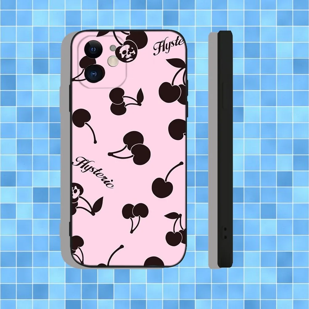 Japanese Hysteric Glamour Phone Case For iPhone 16,15,14,13,12,11